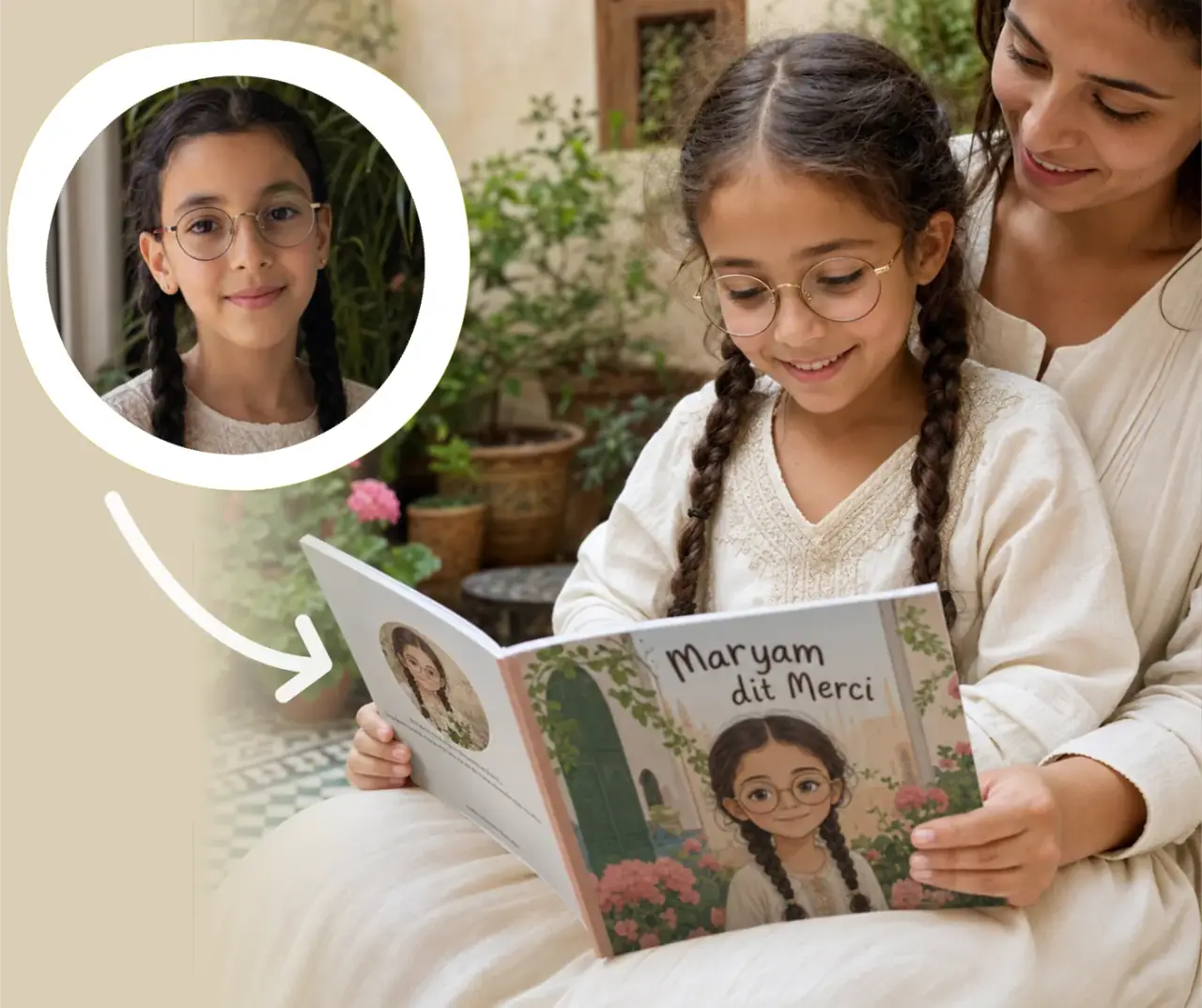 Aperçu illustré du livre personnalisé CustomNa